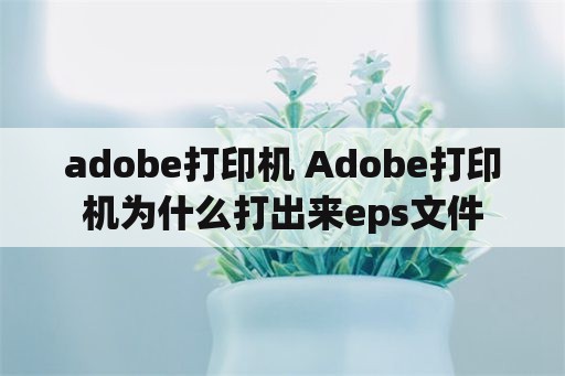 adobe打印机 Adobe打印机为什么打出来eps文件