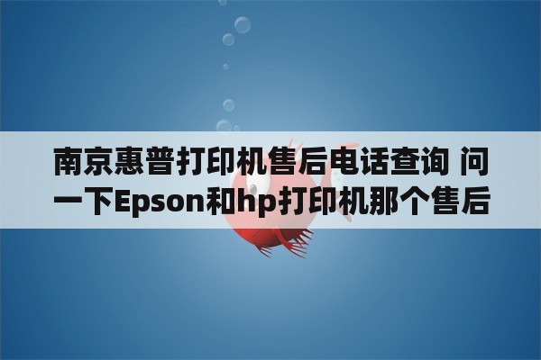南京惠普打印机售后电话查询 问一下Epson和hp打印机那个售后维修好些？