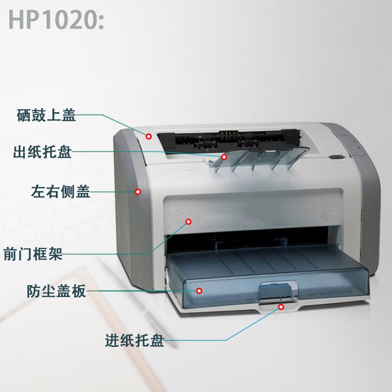 关于hp1020打印机连接电脑的信息