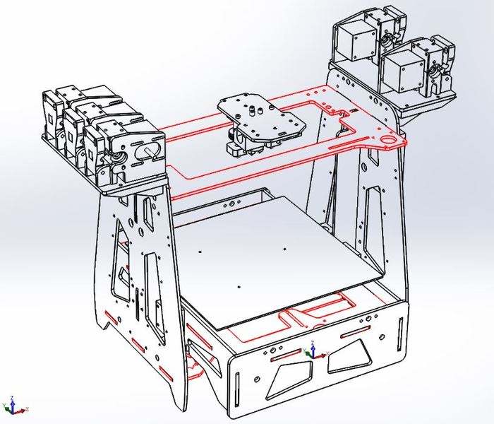 3d打印机原理结构图(3d打印机原理结构图解析)